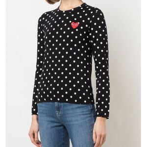Comme Des Garçons Play Polka Dot T Shirt | Size L